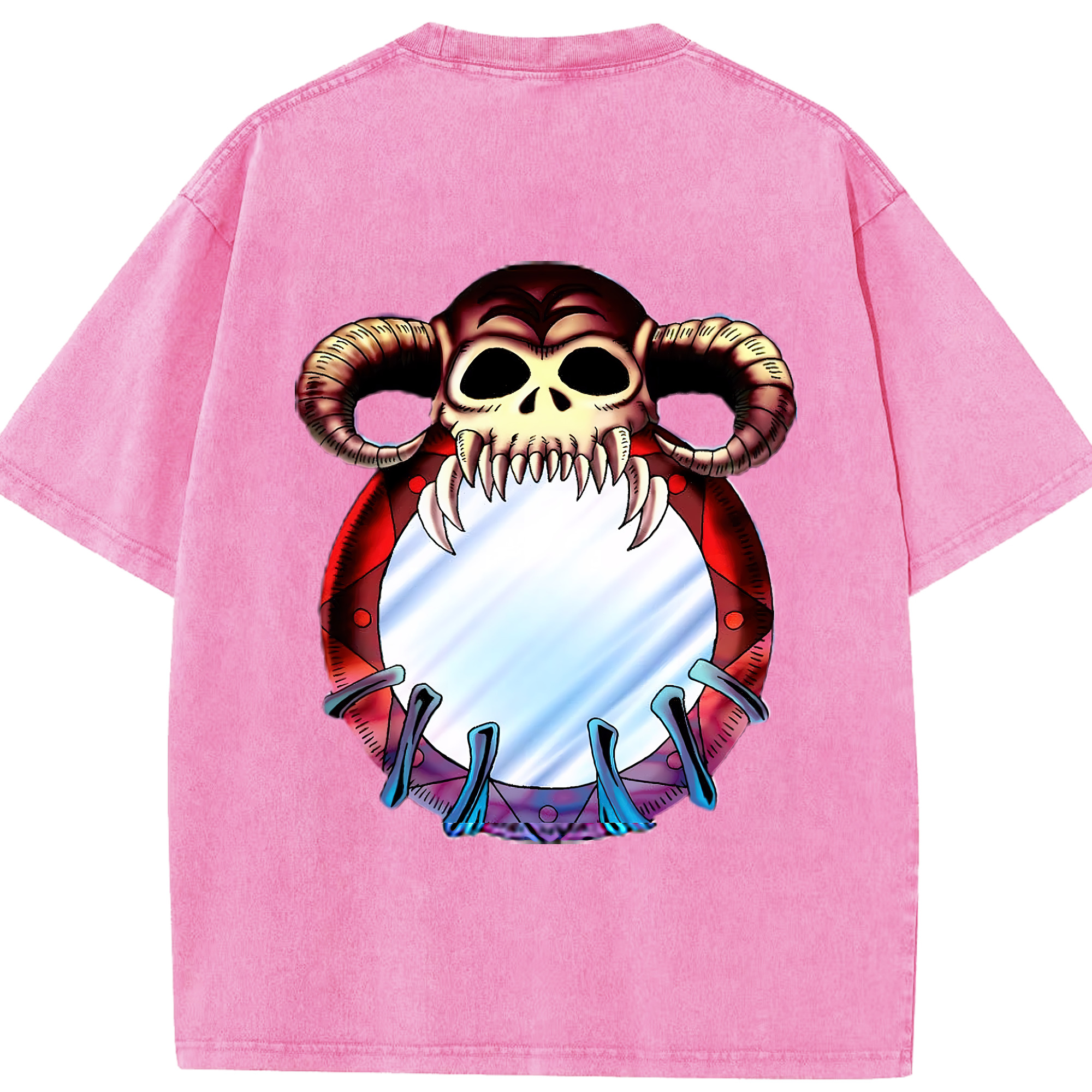 （画像用） 遊☆戯☆王 Yu-Gi-Oh! 綿100% ヴィンテージ風 半袖Tシャツ（背面プリント）